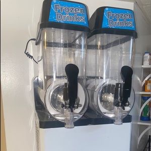 Commercial 2 Tanks Frozen Drink Slushy Making Machine Smoothie Maker 24l